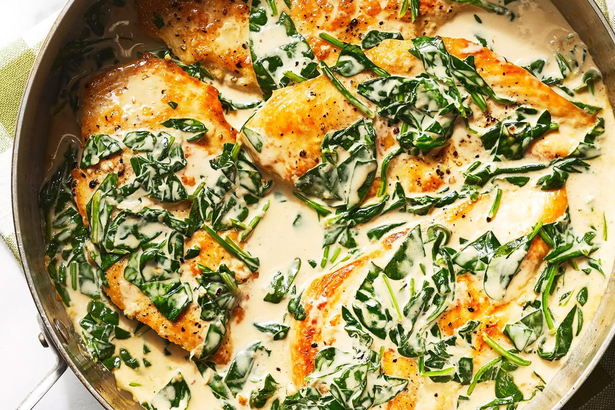 Poulet Crémeux à l'Ail